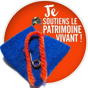 Boutonnière CQPV en support au patrimoine vivant